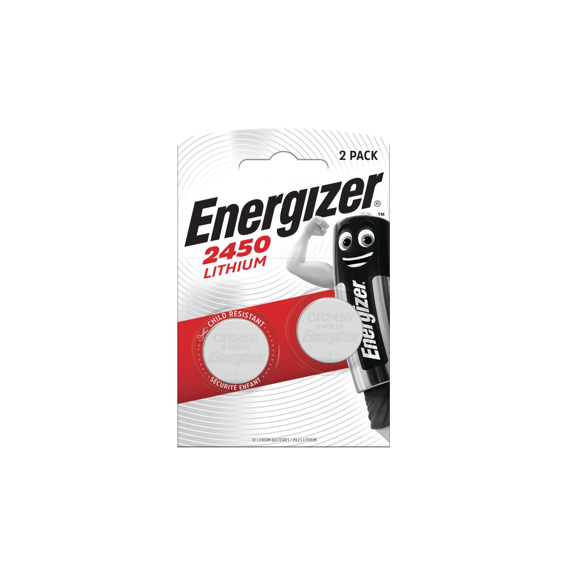 Energizer Pilha Litio CR2450 3V Pack 2