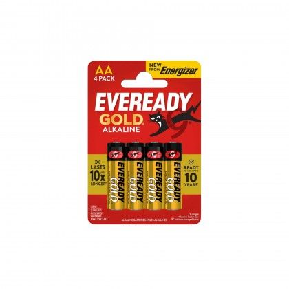 Energizer Eveready Gold Pilha LR6 AA Pack 4