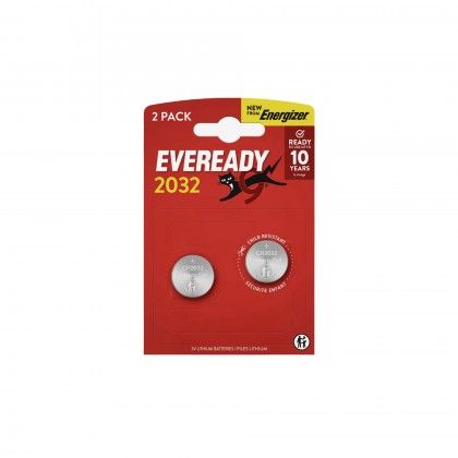 Energizer Eveready Pilha Litio CR2032 Pack 2