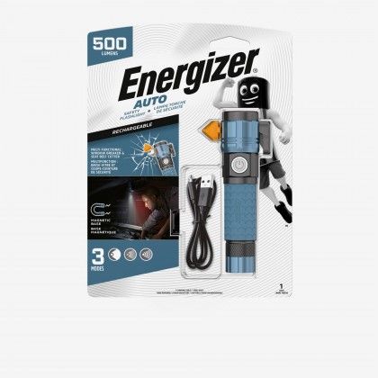 Energizer Lanterna Recarregavél Auto Led 500lm Energizer Lanterna Recarregavél Auto Led 500lm