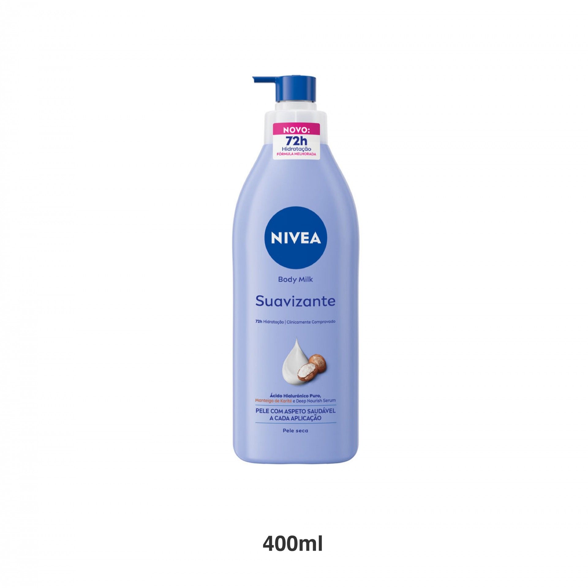 Milk Com Doseador Nivea Body Smoth 400ml