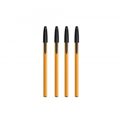 Esferogr�fica Bic Original Orange Fine Preto Pack 4