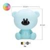 Luz Presen�a Ursinho Azul Led 5W