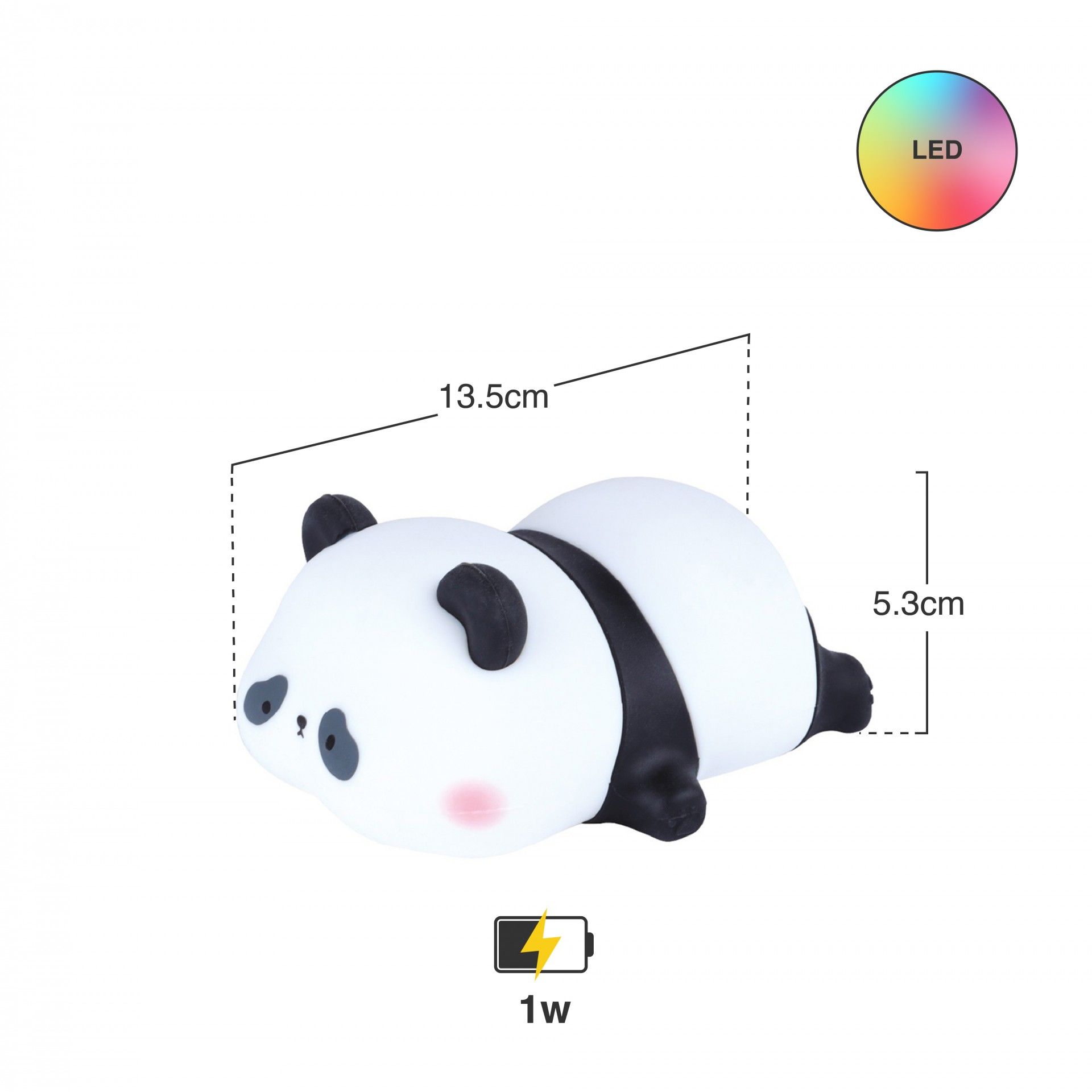 Luz Presença Panda Led 1W