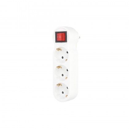 Ficha Tripla Com Interruptor Vertical Ficha Tripla Com Interruptor Vertical