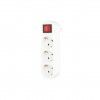 Ficha Tripla Com Interruptor Vertical