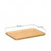 Bandeja Bambu Retangular 30.2X19.7cm