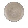 Prato Espiral Raso Redondo Cinzento 27X3cm Pack 6 Prato Espiral Raso Redondo Cinzento 27X3cm Pack 6