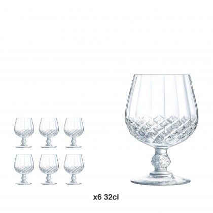 Cálice Longchamp Conhaque 32cl Pack 6 Cálice Longchamp Conhaque 32cl Pack 6