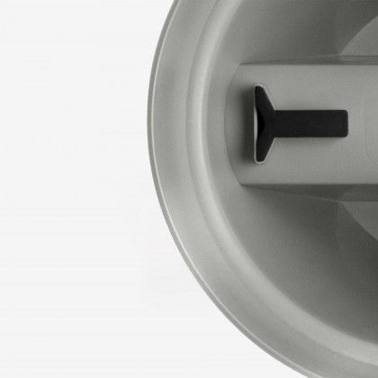 Vaso Capri Varanda Ø30X30cm 10L Cinza Claro Vaso Capri Varanda Ø30X30cm 10L Cinza Claro