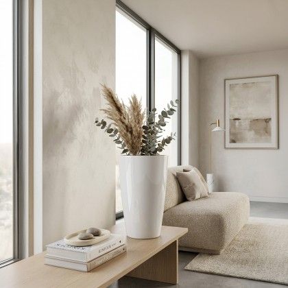 Vaso Santorini �29X40cm 17.5L Branco