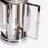 Candeeiro Inox Redondo 31cm