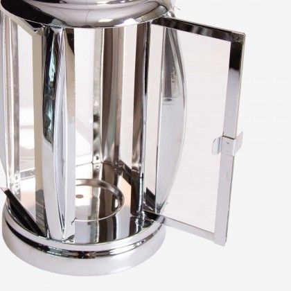 Candeeiro Inox Redondo 31cm