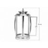 Candeeiro Inox Redondo 31cm