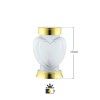 Candeeiro Solar Cora��o Ouro