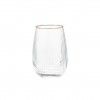 Copo Rebordo Dourado 400ml