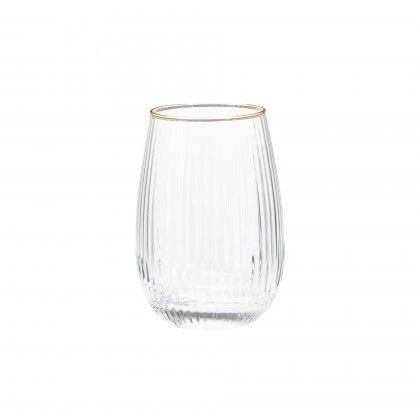 Copo Rebordo Dourado 400ml Copo Rebordo Dourado 400ml