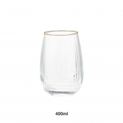 Copo Rebordo Dourado 400ml Copo Rebordo Dourado 400ml