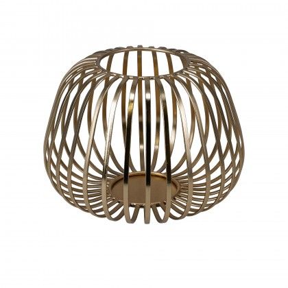 Porta Velas Dourado 39cm