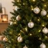 Bola Natal Bege �8cm Pack 5