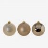 Bola Natal Sortido Dourado �12cm