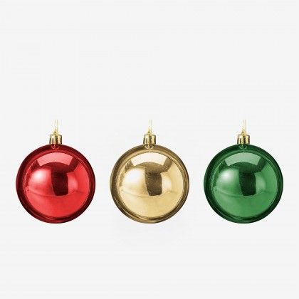 Bola Natal Tradicional Sortido Ø10cm Bola Natal Tradicional Sortido Ø10cm