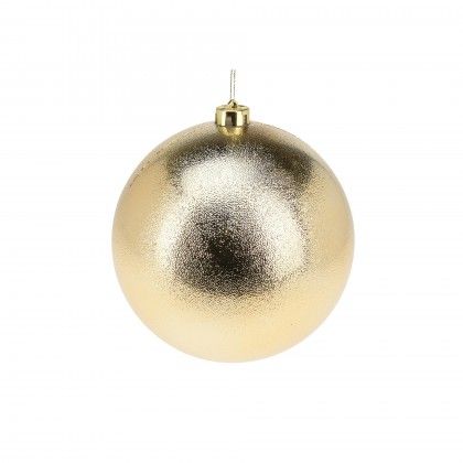 Bola Natal Dourado Sortido �14cm