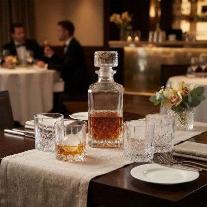 Conjunto Decanter + 4 Copos Vidro