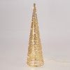 Cone Natal com Led Dourado 60cm Cone Natal com Led Dourado 60cm