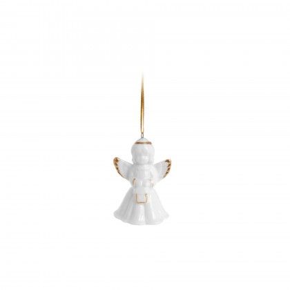Pendente Anjo Natal Sortido Branco 6cm Pendente Anjo Natal Sortido Branco 6cm