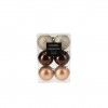 Bola Natal Ambar �8cm Pack 6