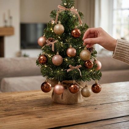 Bola Natal Ambar �4cm Pack 20