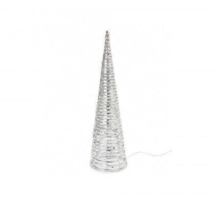 Cone �rvore Natal Prata 60cm