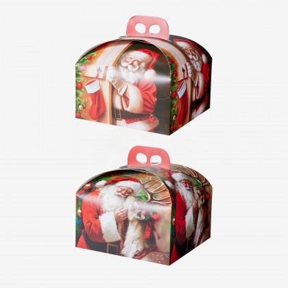 Caixa Presente Natal Sortido 24X22cm