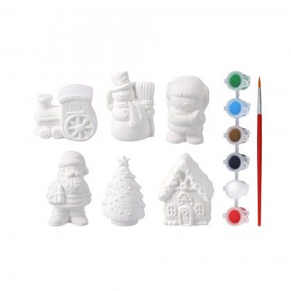 Conjunto Pintar Natal Sortido 13 Pe�as
