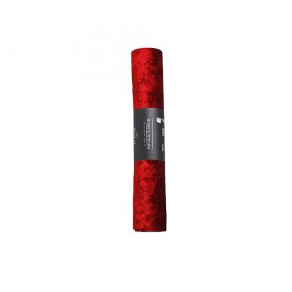 Caminho Mesa Veludo Vermelho Sortido 28X150cm Caminho Mesa Veludo Vermelho Sortido 28X150cm