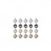 Bola Natal Bege �4cm Pack 20