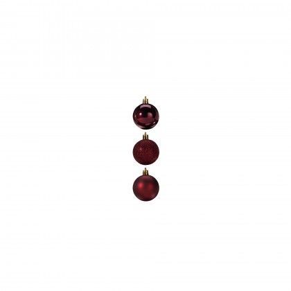Bola Natal Vermelho Ø5cm Pack 16 Bola Natal Vermelho Ø5cm Pack 16