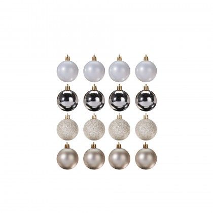 Bola Natal Bege Ø5cm Pack 16 Bola Natal Bege Ø5cm Pack 16