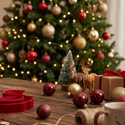Bola Natal Vermelho Ø5cm Pack 16 Bola Natal Vermelho Ø5cm Pack 16