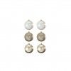 Bola Natal Bege Ø8cm Pack 6 Bola Natal Bege Ø8cm Pack 6