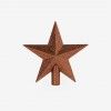 Estrela Árvore Natal Sortido Castanho 19cm Estrela Árvore Natal Sortido Castanho 19cm