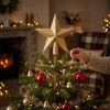 Estrela Árvore Natal Dourado 19cm Estrela Árvore Natal Dourado 19cm