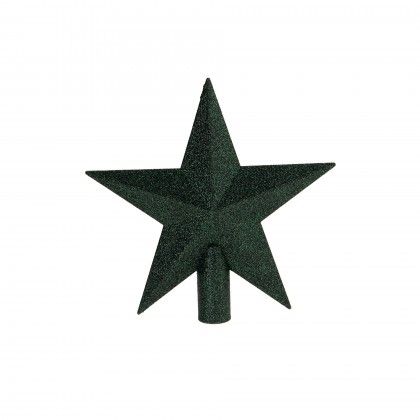 Estrela �rvore Natal Verde 19cm