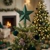 Estrela Árvore Natal Verde 19cm Estrela Árvore Natal Verde 19cm