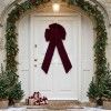 Laço Duplo Natal Bordeaux 90cm Laço Duplo Natal Bordeaux 90cm