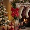 La�o Decorativo Natal Vermelho 28cm