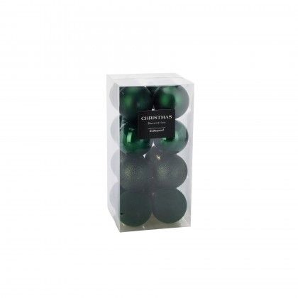 Bola Natal Verde Ø8cm Pack 16 Bola Natal Verde Ø8cm Pack 16
