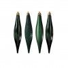 Pendente Pingo Gelo Verde 15cm Pack 4