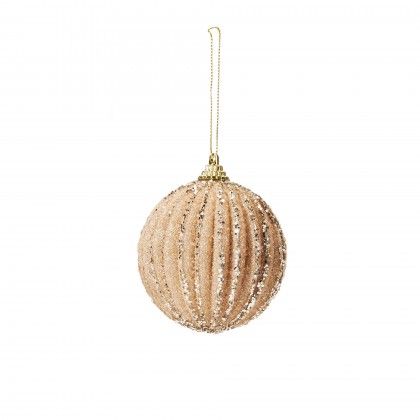 Bola Natal Bege Sortido Ø8cm Bola Natal Bege Sortido Ø8cm